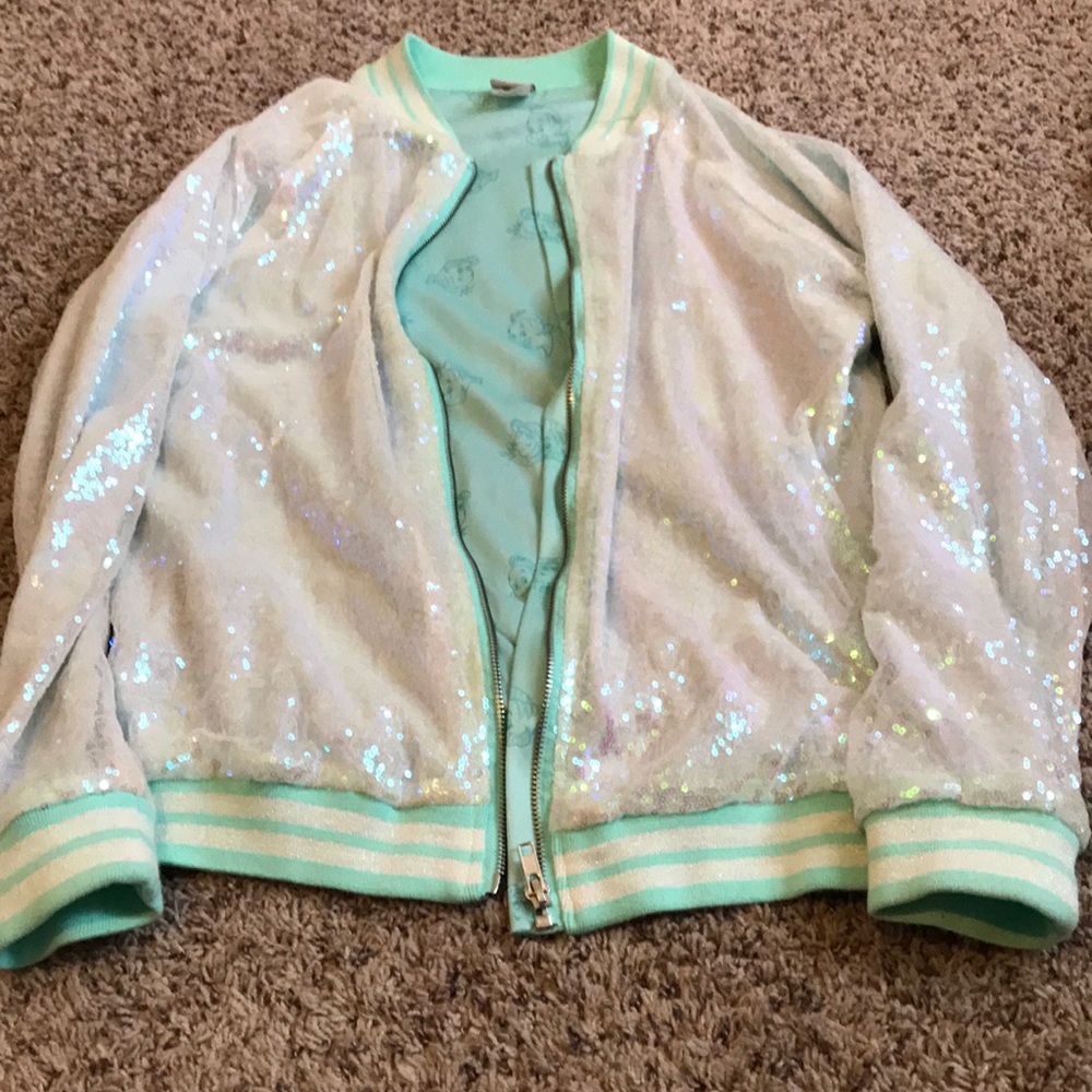 Girls Disney Sequin Jacket